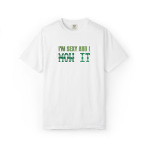 Embroidered Sexy and I Mow It T-Shirt Comfort Colors®