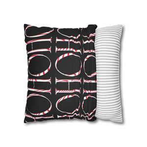 throw pillow with 'Reversible Christmas Cover Covers' design