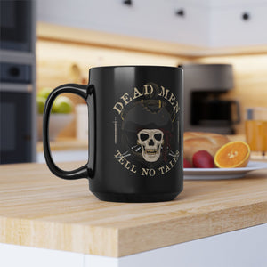 Dead Men Tell No Tales Pirate Skull Ceramic Mug 15oz