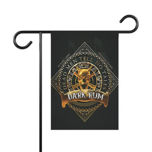Garden flag with 'Pirates Dark Rum Lovers' design