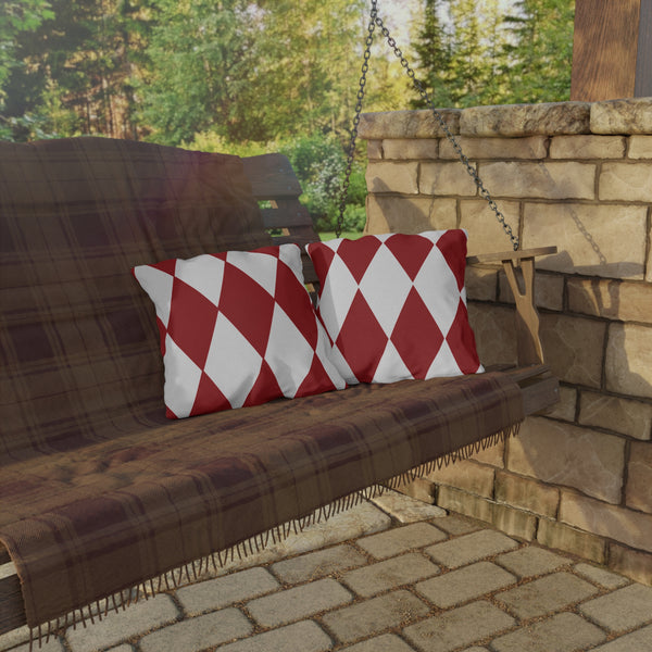 Red & White Diamond Outdoor