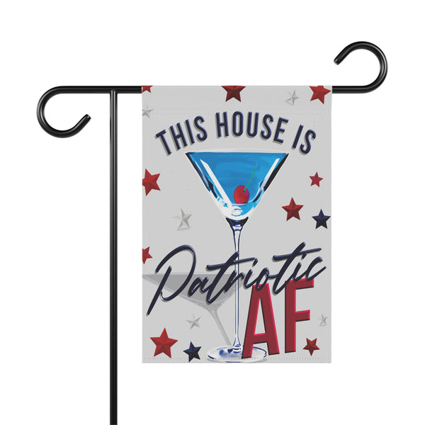 Patriotic AF Funny Yard Flag
