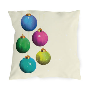 throw pillow with 'Christmas Decor' design