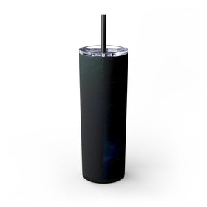 mug with 'The Pale Blue Dot Space Science Insulated Tumbler 20oz' graphic on a white background