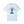 Blue t-shirt with a cartoon cat tangled in Christmas lights with text at the top that says I Regret Nothing