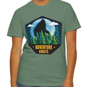 Bigfoot Adventure Awaits Funny Camping Comfort Colors® T-Shirt