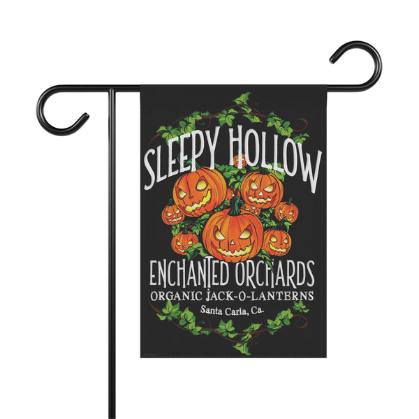 Sleepy Hollow Pumpkin Farms Halloween Yard Flag