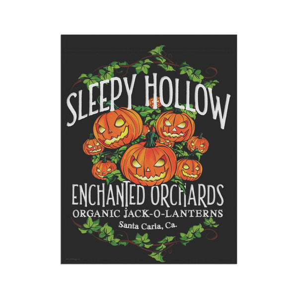 Sleepy Hollow Pumpkin Farms Halloween Yard Flag
