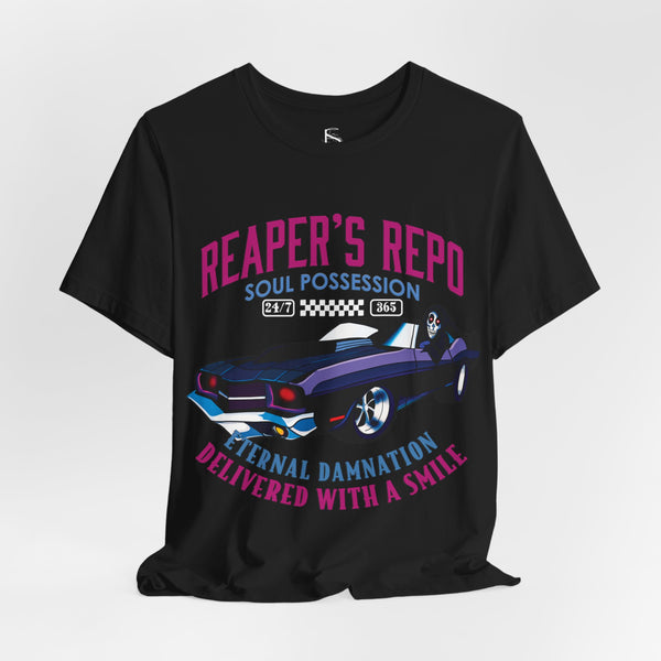 Grim Reaper's Repo Funny Halloween T-Shirt
