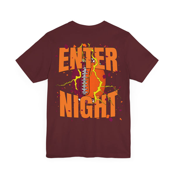 Virginia Tech Football Exit Light Lightning Strike T-Shirt