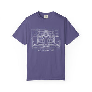 Race Car Blueprint Men's T-Shirt Comfort Colors®