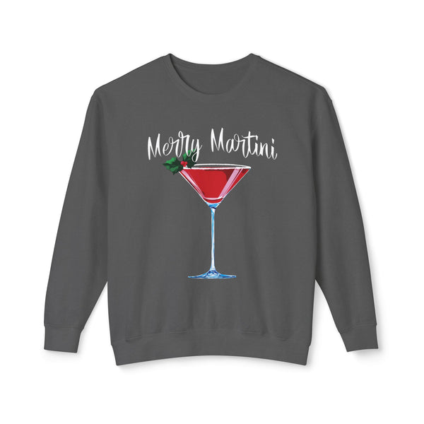 Comfort Colors® Merry Martini Christmas Sweatshirt