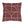 Red & White Art Deco Indoor Outdoor Throw Pillow