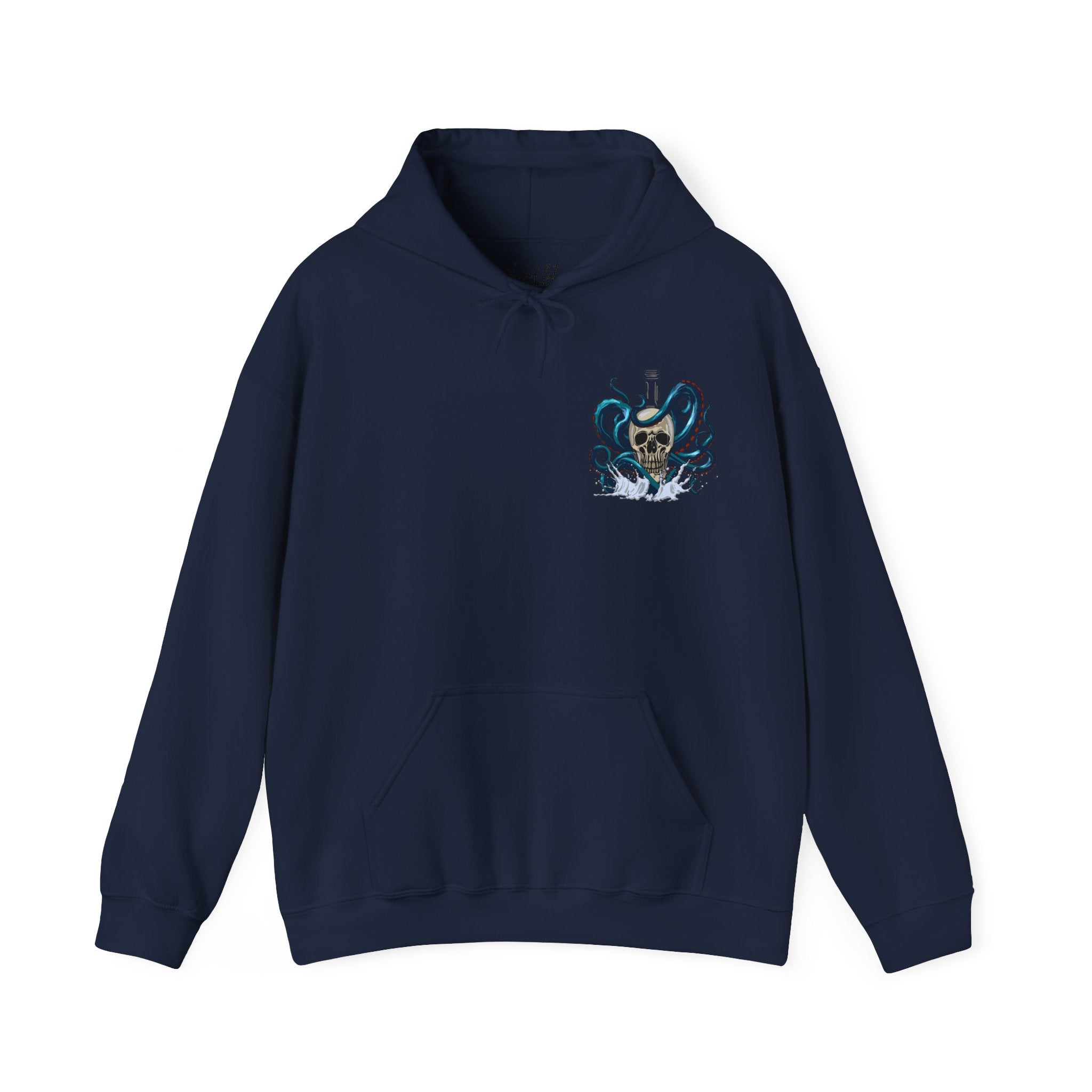 Pirate Sayings Skull Dine as Legends Men's Hoodie