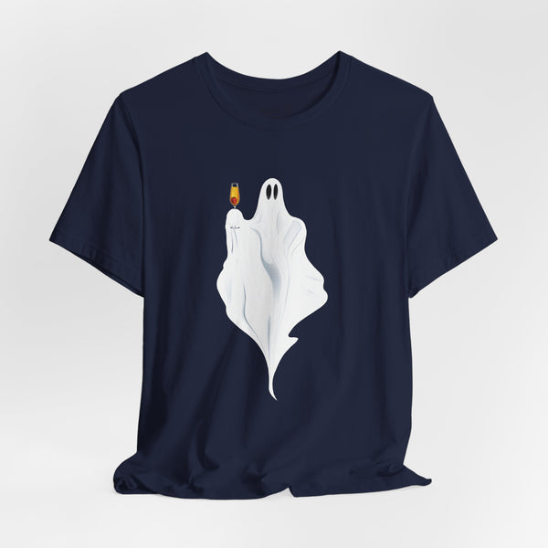 Champagne Ghost Cute Halloween T-Shirt
