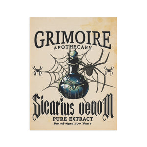 Apothecary Spider Venom Halloween Yard Flag