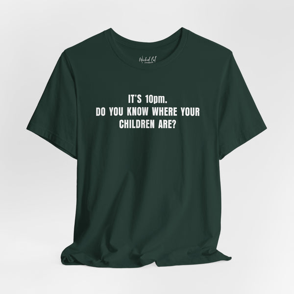 It's 10pm Gen X Mom Kids Funny T-Shirt