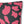 Dark Grey & Pink Animal Cow Print Soft Pillow Cover