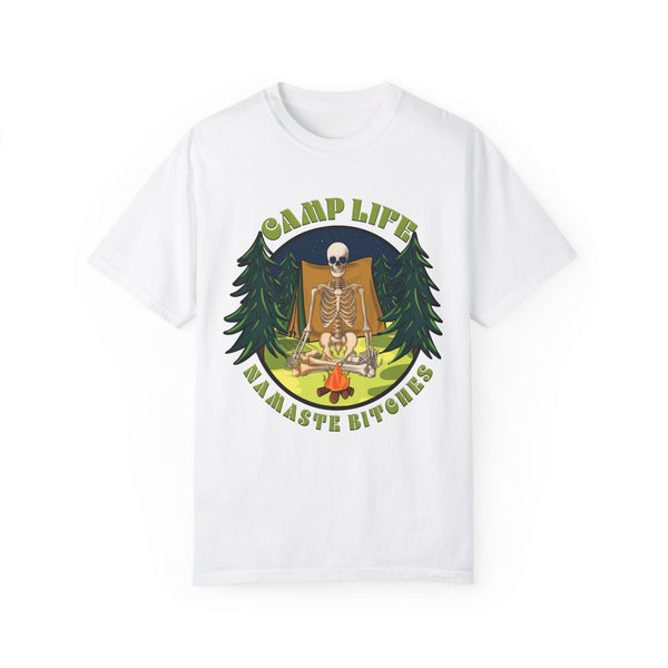 Comfort Colors© Namaste Bitches Yoga Skeleton T-Shirt