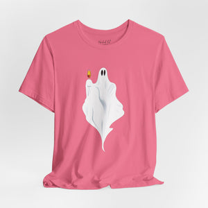 Champagne Ghost Cute Halloween T-Shirt