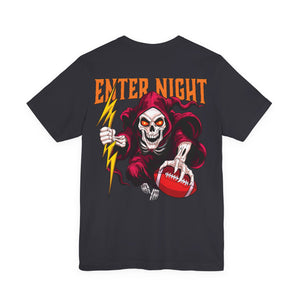 Virginia Tech Football Exit Light Sandman Skeleton T-Shirt