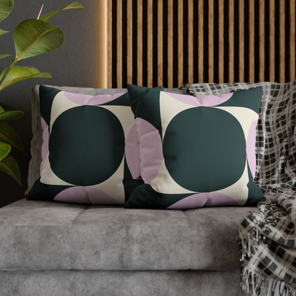 SW Paradox Palette Lilac Green Faux Suede Pillow Cover