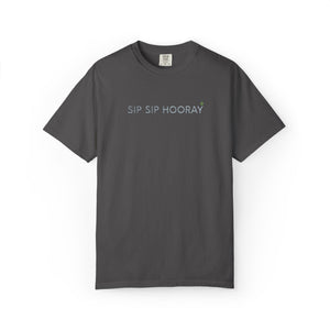 Embroidered Sip Sip Hooray Comfort Colors® T-Shirt