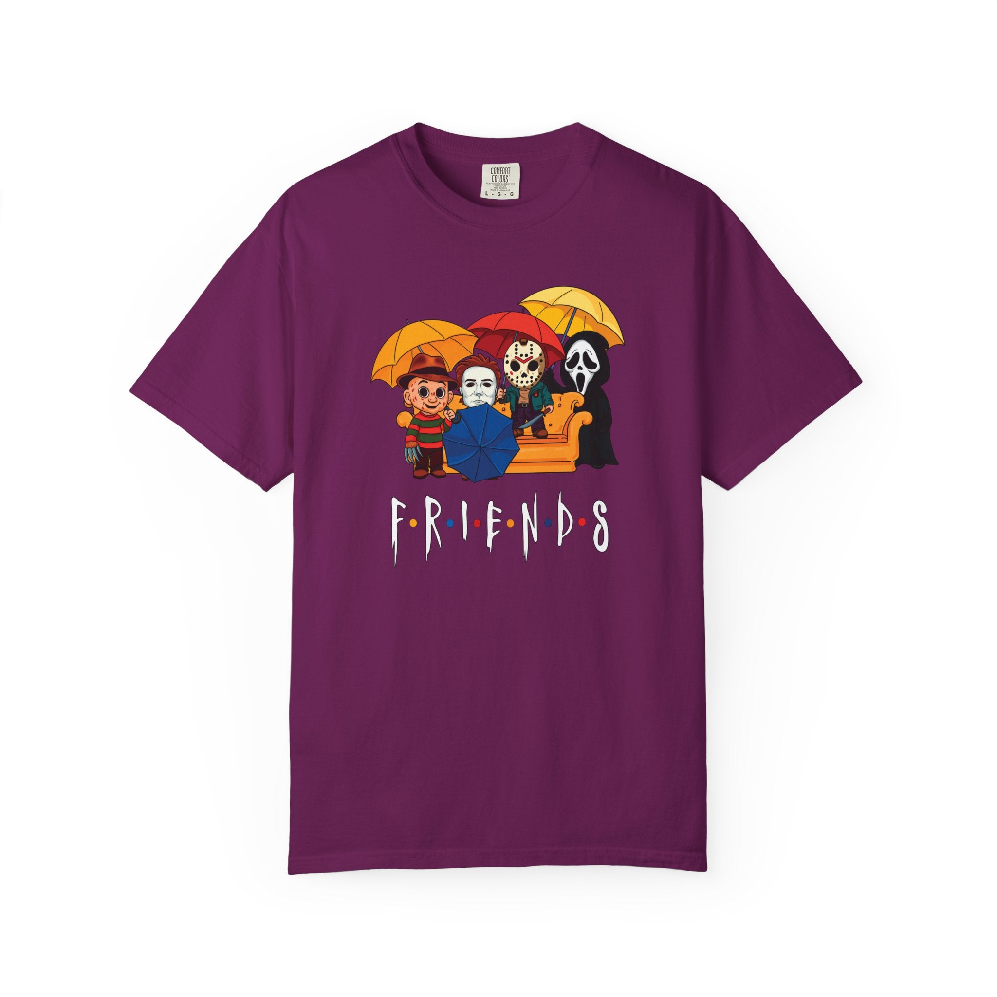 80s Horror Movie Friends Halloween T-Shirt Comfort Colors®