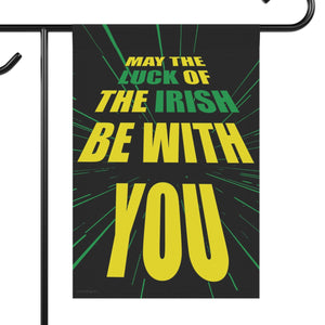 Irish Luck Star Wars Parody Funny Yard Flag