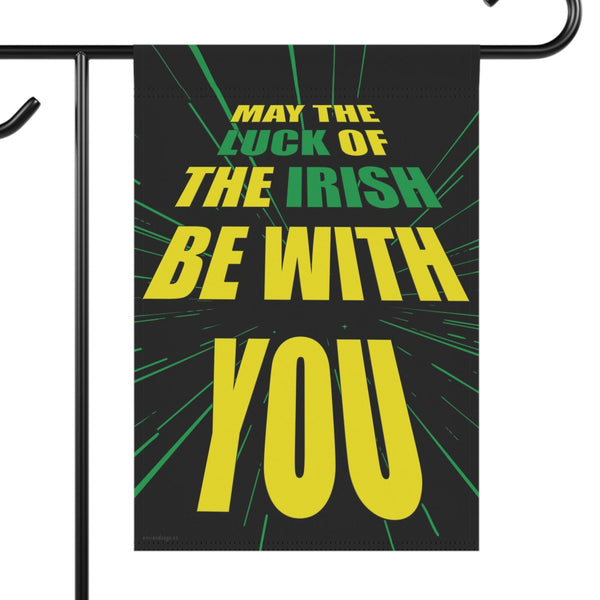 Irish Luck Star Wars Parody Funny Yard Flag