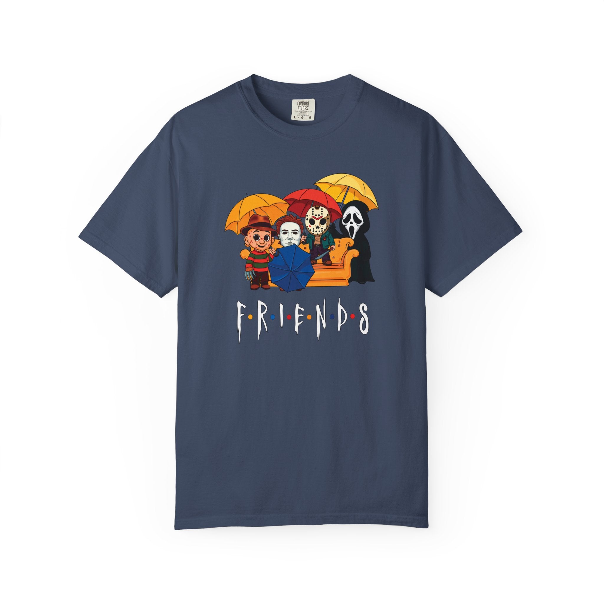 80s Horror Movie Friends Halloween T-Shirt Comfort Colors®