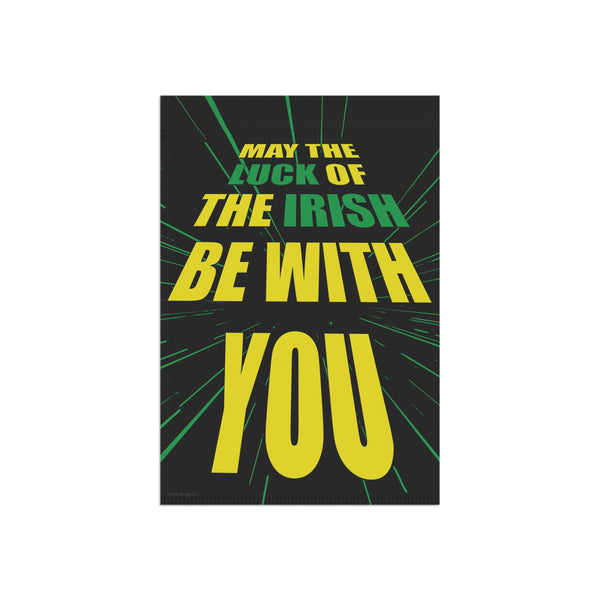 Irish Luck Star Wars Parody Funny Yard Flag