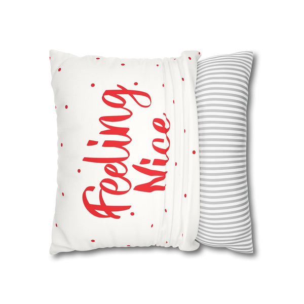 Naughty or Nice Reversible Christmas Pillow Cover