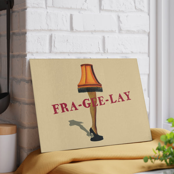 Frageelay Leg Lamp Holiday Cutting Board