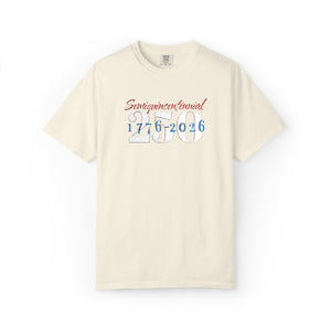 Embroidered Semiquincentennial July 4th T-Shirt Comfort Colors®