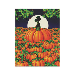The Great Pumpkin Peanuts Halloween Yard Flag