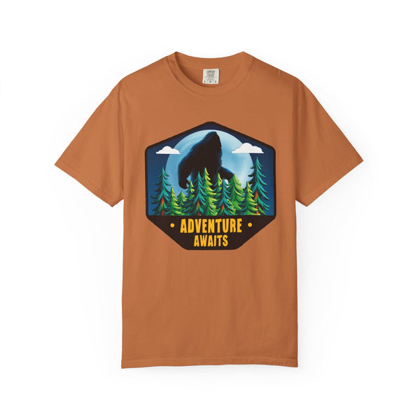 Comfort Colors® Bigfoot Adventure Awaits Funny Camping T-Shirt