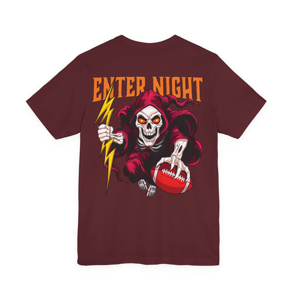 Virginia Tech Football Exit Light Sandman Skeleton T-Shirt