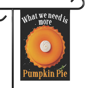 pumpkin pie holiday yard flag