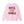 The back of a pink sweatshirt that says Rock the World on a white background.