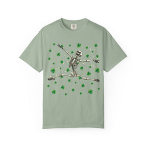 St. Patrick's Shamrock Skeleton Comfort Colors® T-Shirt