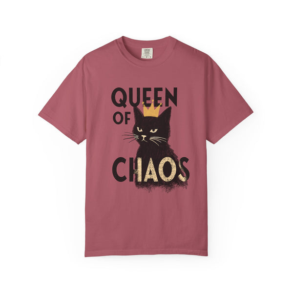 Queen of Chaos Black Cat Grunge Style Comfort Colors® T-Shirt