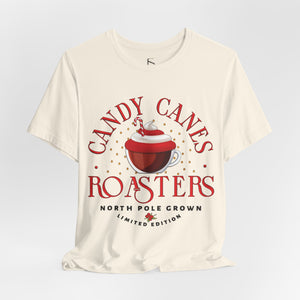 Candy Canes Roasters Christmas Coffee T-Shirt