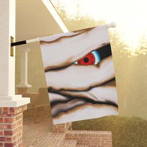 Mummy Eye Halloween Garden Flag
