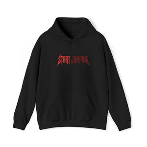 Embroidered Start Jumping VT Football Hoodie