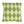Reversible Green Harlequin Indoor Outdoor Pillow