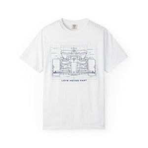 Race Car Blueprint Men's T-Shirt Comfort Colors®