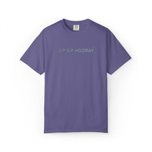 Embroidered Sip Sip Hooray Comfort Colors® T-Shirt