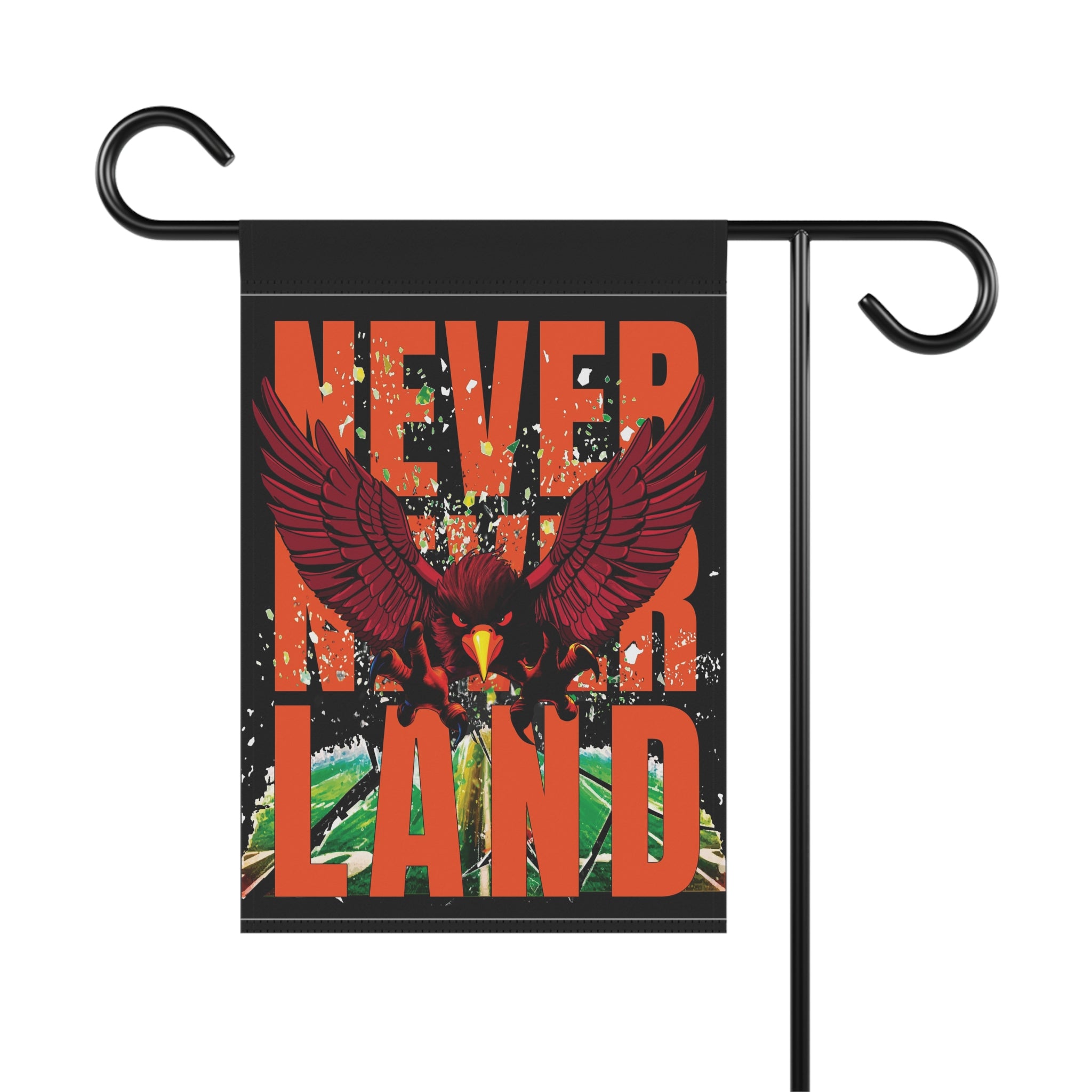 Virginia Tech Hokies Never Never Land Flag Banner