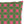 Pink & Green Art Deco Indoor Outdoor Throw Pillow